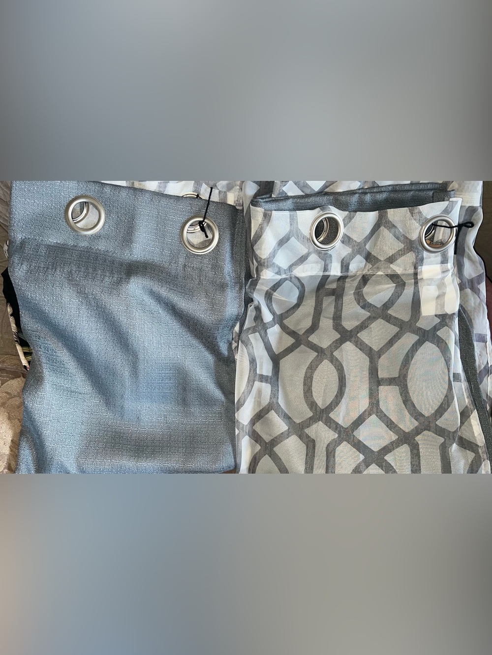 Men's Shorts - Gray Patterned Design